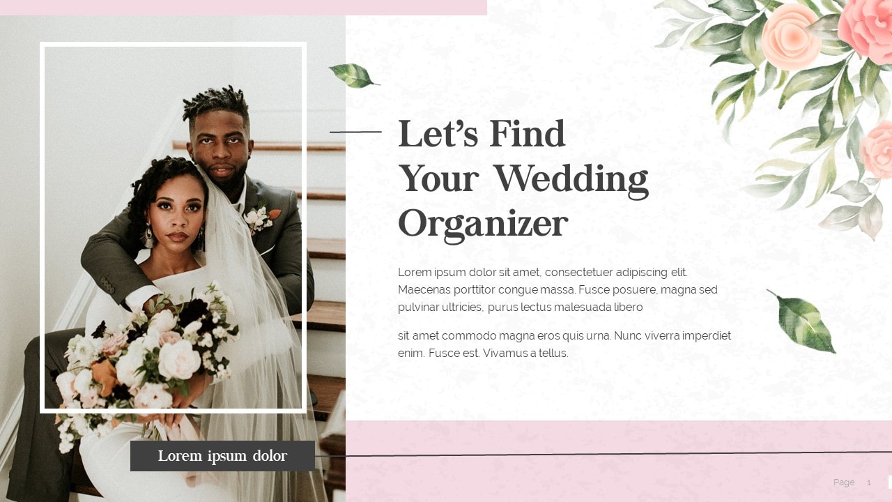 Wedding Planner Service Powerpoint Templates 