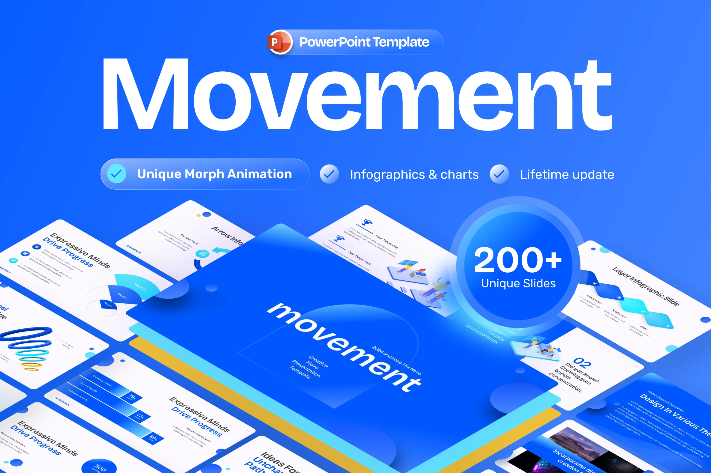 presentation templates with movement